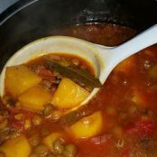 Gandulez Guisados Con Papas y Hoyas de Recao